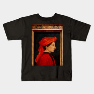 Portrait of Matteo Olivieri Kids T-Shirt